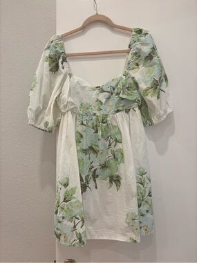 Free People Peony Mini Babydoll smock dress cottagecore fairy bohochic vintage